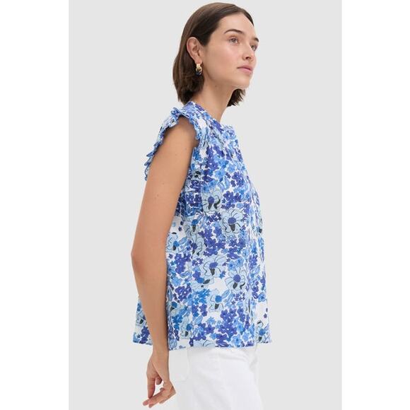RO'S GARDEN Exclusive Blue Nerano Dawson Shirt Size S NWT Retail $110 Tuckernuck - Picture 2 of 7
